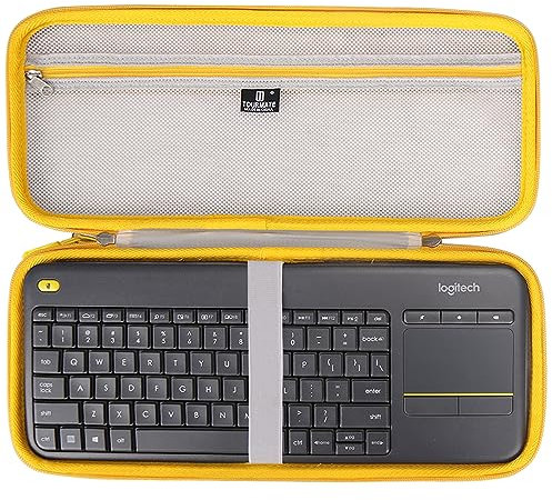 Tourmate Hard Storage Case for Logitech K400 Plus/MX Mechanical Mini Wireless Keyboard - Travel Case for Logitech POP Keys Touch TV Keyboard (Box Only)