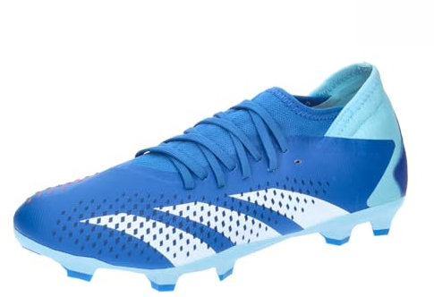 adidas Predator Accuracy.3 FG, Football Shoes (Firm Ground) Unisex Adulto, Bright Royal/FTWR White/Bliss Blue, 44 EU