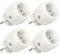FR WLAN Steckdose, Mini Smart Steckdose mit Sprachsteuerung Timer, Smart Home WiFi Steckdose funktioniert mit Alexa, Google Home, Nur 2.4GHz WiFi, 2er Pack