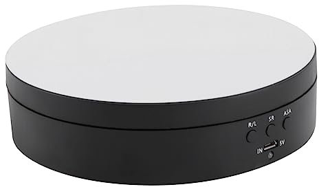 Hemobllo 1stück Elektrischer Rotierender Display Stand Für Schmuck Usb-ladestation Drehbar Robuste Präsentationsbasis Für Uhren Digitale Produkte Und Sammlerstücke