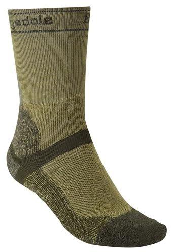 Bridgedale Herren 710353/106/L Socken, Grün/Dunkelgrün, L