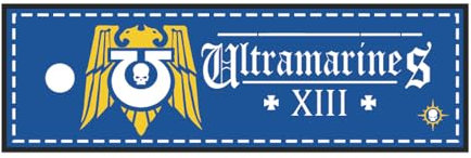 Starforged lmperial Armed Forces Morale Patches Warhammer 40K WH40 -Ultramarines