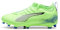PUMA Ultra 5 Match Fg/AG Jr, Soccer Shoe Unisex - Bambini e Ragazzi, Fizzy Apple Puma White Bluemazing, 33 EU
