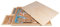 genialo Puzzle-Tisch drehbar inkl. Abdeckung, Tisch mit 4 ausziehbaren Schubladen, Puzzle-Unterlage, für 500 Teile, MDF, Kiefernholz, braun