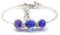 Sospiri Venezia - Pulsera Mujer con 3 Cuentas de Cristal de Murano, Pulsera Original, Joya Ideal para Regalo, Made in Italy con Certificado