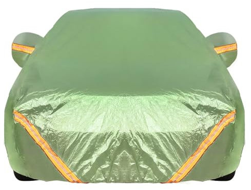 ZASMFICOD Autoabdeckung Outdoor Für Citroen C3 I 2002-2009| Winddicht Wasserdicht Vollständige Autoabdeckung Draussen All Wetter Schutz Autoplane
