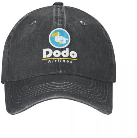 Baseballkappe Unisex und modische Animal Crossing Männer Baseballkappen Dodo Airlines Distressed Washed Hats Cap Mode Unstrukturierte weiche Snapback-Kappe Sport Outdoor-Geschenke