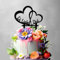 Ich Liebe Dich - Cake Topper - Blumenstecker - Tortenstecker personalisiert in 7 Farbe Aus MDF Holz Tortenaufleger - Tortenfigur, Kuchen Deko - Blumen Deko (#R8)