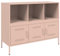 vidaXL Aparador Acero Rosa 100,5x39x79 cm, Armario Auxiliar, Mueble de almacenaje de Cocina, Armario de Pasillo, aparador de Comedor