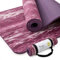 Marjar Rutschfest Yoga Matte, 2/5 Zoll (10MM), Gummi und TPE Dicker YogaMatte mit Riemen für Frauen Männer, Yogamatten, Sportmatte für Gymnastik Sport,Pilates und Home Workout,Violett