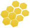 KAILIKETIY 10pcs Hexagon Felt Soundproofing Panels Multi-Function Acoustic Insulation Board for Walls Ceilings and Doors Flexible and Impact Resistant Sound Absorption Tiles