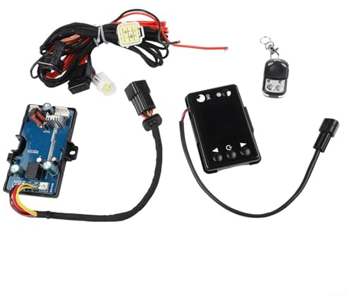 12V 24V Diesel Standheizung Steuerplatine mit Klar LCD Anzeige und Fernbedienung, Heizungssteuerung für Auto und LKW, kompatibel mit 2kW/5kW Systemen