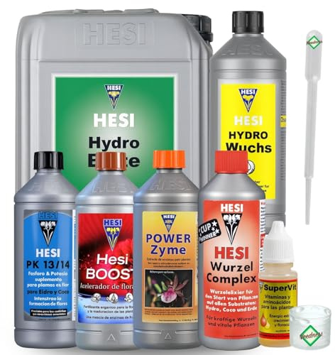 Weedness Hesi Hydro Dünger Starter Set Advanced - Grow Kit Naturdünger Anbau Indoor Outdoor