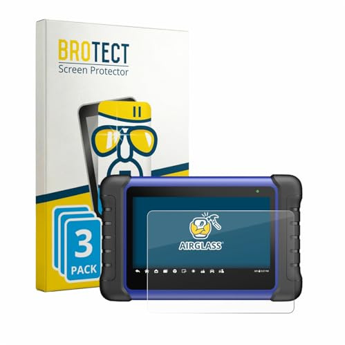 BROTECT 3 Stück Schutzglas für Autel MaxiIM IM508S Schutzfolie Panzer Folie Glas[Extrem Kratzfest 9H, Anti-Fingerprint, Ultra-Transparent]