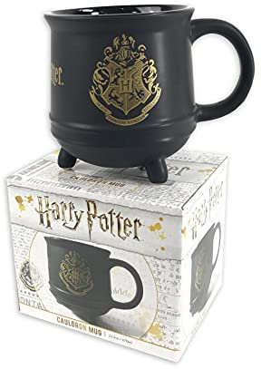 HARRY POTTER (COLOURFUL CREST HOGWARTS) CERAMIC CAULDRON MUG