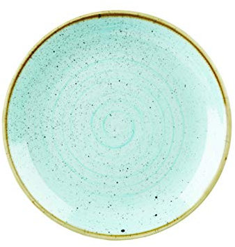Churchill Stonecast -Coupe Plate Teller- Durchmesser: Ø28,8cm, Farbe wählbar (Duck Egg Blue)