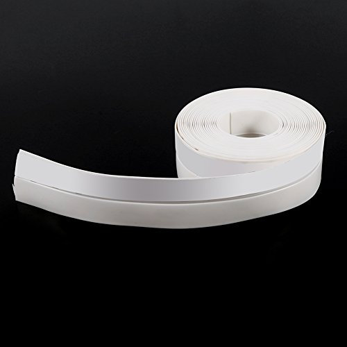 Yosoo Silicone Rubber Sealing Tape, Door Window Seals, 35mm Silicone Rubber Draught Excluder Strip, White
