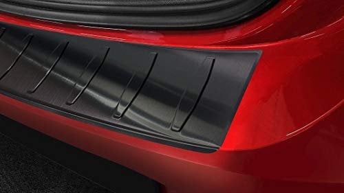 Ladekantenschutz aus Edelstahl in anthrazit mit 3D Abkantung für Opel Corsa F nur GS Line/Ultimate ab 11/2019 AZ30000015