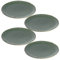 LEONARDO HOME 018607 MATERA Keramikteller 32 cm grün 4er-Set, Keramik