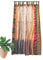 Rajbhoomi handicrafts Bunte Vorhänge, lichtfilternd – Boho-Vorhänge, Betthimmel, Wandteppich oder Fensterdekoration, Shree-Paneele, Mehrfarbig (84 x 43 Zoll)