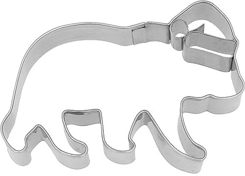 Birkmann - Stampino per biscotti a forma di orsetto di ghiaccio, in acciaio inox, adatto alla lavastoviglie, 9 cm