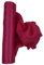 Trimming Shop Grand rouleau de satin fuchsia - 29 cm x 20 m - Parfait pour la chaise, la fabrication d'un nœud, la couture - Décoration de fête