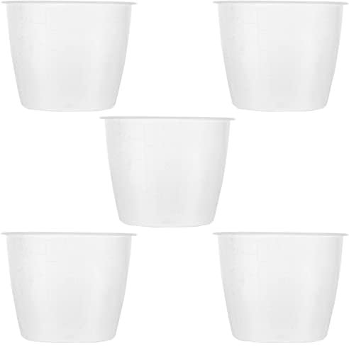 Reis-Messbecher, 160 ml, Kunststoff, transparent, für trockene und flüssige Zutaten, Reiskocher-Zubehör, 10 Stück