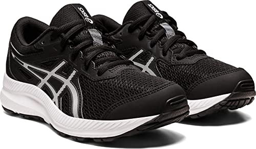 ASICS 1014A259-002 Contend 8 GS Sneaker Unisex Black/White 38