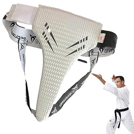 Anloximt Box-Tiefschutz,Tiefschutz Schrittschutz für Taekwondo - Sportliche Fans, Boxbecher für Cricket-Schutzausrüstung, Box-Tiefschutz für Komfort und Sicherheit