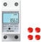 Ailao Stromzähler Hutschiene Stromzähler Einphasig LCD Strommessgerät Digital Energiekostenmessgerät Geeicht Stromzähler 1 Phasig, AC 220V Stromstärke 5-80A Frequenz 50Hz, 6 Sekunden Autoplay.
