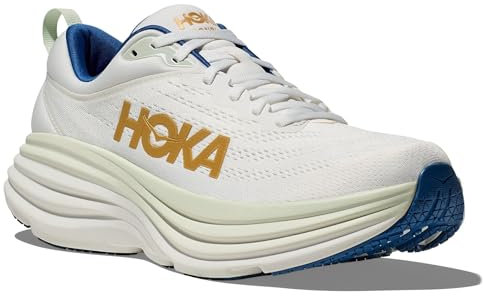 Schuhe Hoka Bondi 8 Code 1123202-FTG, Weiß Gold Blau, 42 EU