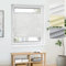 Jalousiescout Plissee Klemmfix ohne Bohren—Jalousie 100x130cm weiß Sichtschutz Fenster Sonnenschutz, Lichtdurchlässig Faltrollo für Fenster & Tür, Basis-Vliesstoff Pure Plissee