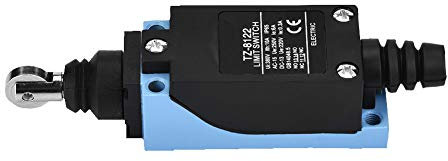 Micro-Interrupteur de Fin de Course momentané, 1 Pièce, Interrupteur de Fin de Course, Interrupteur de Réinitialisation Automatique étanche (Rouleau vertical Bei TZ-8122)