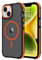 LLZ.COQUE Magnetic Case for iPhone 14, Compatible with Magsafe Translucent Matte Anti-Slip Phone Case, Military Grade Protection Rugged Shockproof Durable Cover for iPhone 14, Orange