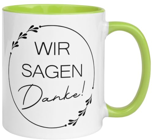 Dankeschön Geschenk Tasse | Wir sagen Danke | Bedanken Danksagung | Abschiedsgeschenk Rente Rentenbeginn Team Kollegen Kollegin Kollege
