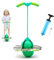 CHENBOOW Ballon Sauteur Pogo Stick,Ballon Sauteur avec Poignée,Ballon Sauteur Enfant,Capacité de Charge de 100 kg,Bâton Sauteur Fitness,Ballon Fitness,pour Enfants,Garçons,Filles et Adultes
