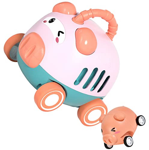 Warmhm 1 Ensemble de Voiture Enfant Jouets de Voiture pour bébé inertielle des Enfants de Conduite de Jouets pour Tout-Petits Plastique Rose