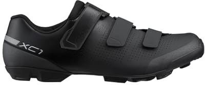 SHIMANO SH-XC102 Men's Indoor and Outdoor Cycling Performance Shoe, Black, 11.5