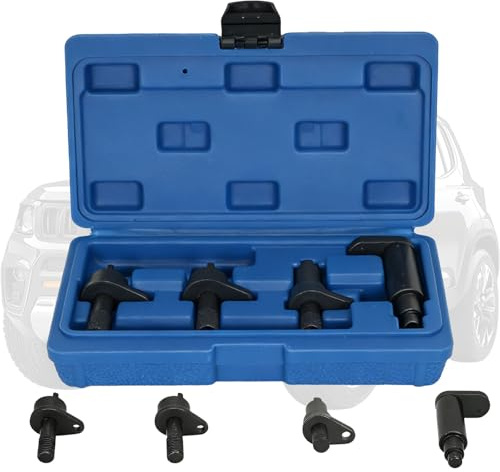 NTLTPYY Engine Timing Locking Setting Tool Kit, Camshaft Locking Tool Set Compatible with VW Polo Seat Ibiza Cordoba Skoda Fabia Engine Replacements T10123 T10120 T10121