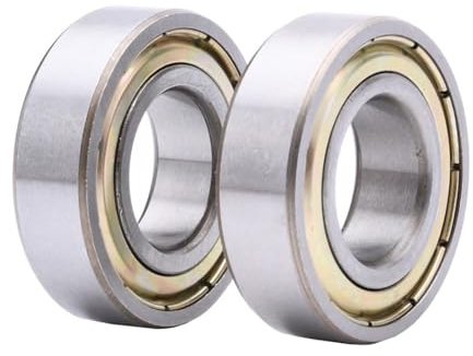 6002RS Kugellager, Hochleistungsersatz für Ninebot Max G30, ES2, E22 Elektroroller Hinterräder, Silber, 2 Stück