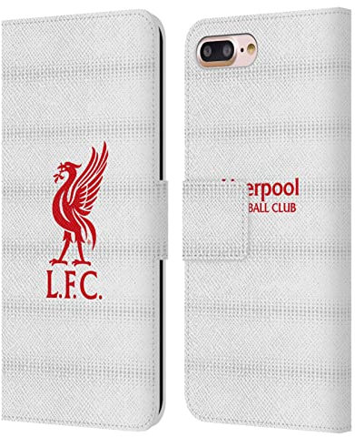 Head Case Designs Offizielle Liverpool Football Club Logo Rot Und Muster Liver Bird Leder Brieftaschen Handyhülle Hülle Huelle kompatibel mit Apple iPhone 7 Plus/iPhone 8 Plus