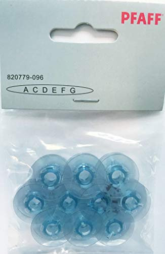 Nähmaschinenzubehör24 Original Spulen für Pfaff Nähmaschinen Creative 7510, 7530, 7550, 7570 - Kunststoff Nähfuß - Presser_Foot - 0760947006205