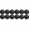 SKYBEADS Perlen Schwarzer Achat Mattiert Runde 8mm Natur Edelstein Perlen zum Auffädeln 38cm Strang Approx 46 Stück