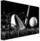 Leinwanddruck, Schwarz-Weiß, Golf-Poster, Wandkunst, Bild, Golfball, Sport, Leinwandgemälde für Fitnessstudio, Wohnzimmer, Wanddekoration, Rahmen, Leinwand