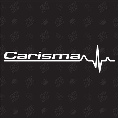 Carisma Herzschlag - Sticker für Mitsubishi