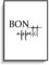 Poster DIN A4 Küche Bon Appetit 2 Deko Modern Küchenposter ohne Rahmen