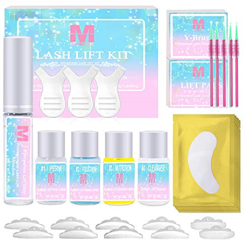 Lash Lift, Missicee kit rehaussement de cils professionnel, Lash Lift Kit Cadeau permanent pour fille, longue durée, longue durée, facile à utiliser, cadeau pour filles