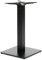 Dublino Premium Tischgestell Metall - PJ7088 | schwarz | Höhe 73 cm | Bodenplatte 43x43 cm | max. Tischplattengröße 80x80 cm | Ideal für Esstische