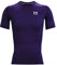 Under Armour Herren Armour HeatGear Compression Short-Sleeve T-Shirt Kurzärmelig, Lila (500)/Weiß, X-Large Hoch