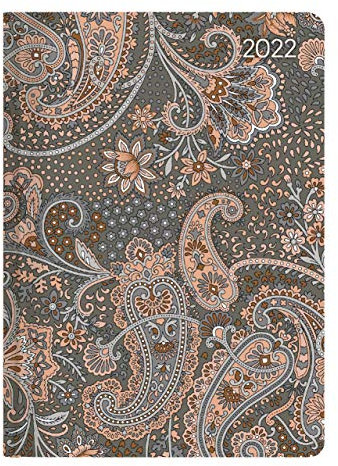 Ladytimer Paisley 2022 - Taschenkalender A6 (10,7x15,2 cm) - Weekly - 192 Seiten - Notiz-Buch - Termin-Planer - Alpha Edition